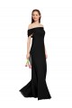 Outlet Fit and Flare Long Chiffon Prom Dress with Sash and Open Back