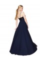 Outlet Sweetheart High Neck Sequin Top Long Chiffon Prom Dress