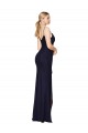 Outlet Draped Spaghetti Straps Long Chiffon Mermaid Prom Dress