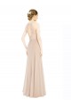 Outlet High Halter Neck Illusion Lace Prom Dress with Chiffon Skirt and Keyhole Back