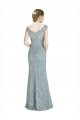 Outlet Off the Shoulder Mermaid Lace Prom Dress with Cap Sleeves