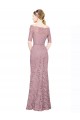 Outlet Short Sleeves Crop Top Mermaid Lace Prom Dress