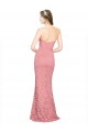 Outlet Fitted Sweetheart Mermaid Lace Prom Dress