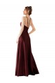 Outlet Sleek Satin Prom Dress with Pockets