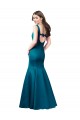 Outlet Long Sleek Satin Prom Dress with U-Back