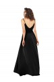 Outlet High Low V-Neckline Silky Satin Tulip Prom Dress with Wrap Skirt