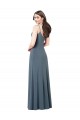 Outlet Classic Spandex Prom Dress with Scoop Neckline