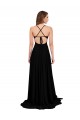 Outlet High Slit Open Back Long Spandex Prom Dress with Lined Crossover Bust