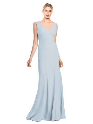Outlet Sleeveless Seamed Bodice Trumpet Prom Dress