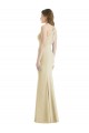 Outlet Criss Cross Twist Cutout Back Trumpet Prom Dress
