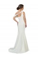 Outlet One Shoulder Crepe Prom Dress with Draped Off the Shoulder Strap