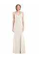 Outlet Halter Tuxedo Maxi Prom Dress with Front Slit