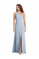 Outlet Bold One Shoulder Trumpet Maxi Crepe Prom Dress