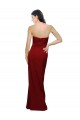 Outlet Straight Pencil Skirt Long Sweetheart Crepe Prom Dress with High Side Split