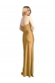 Outlet Sleek Strapless Long A-Line Stretch Satin Prom Dress
