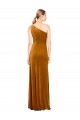 Outlet Sleek One Shoulder Long Velvet Prom Dress