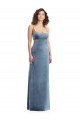 Outlet Spaghetti Strap Long Full Length Velvet Maxi Prom Dress
