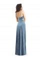 Outlet Spaghetti Strap Long Full Length Velvet Maxi Prom Dress